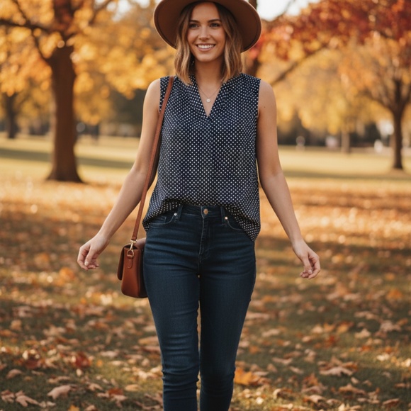 Contemporaine Polkadot Blouse - Picture 3 of 3